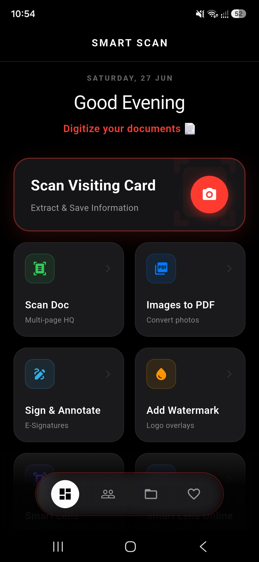 Smart Scan app screenshot